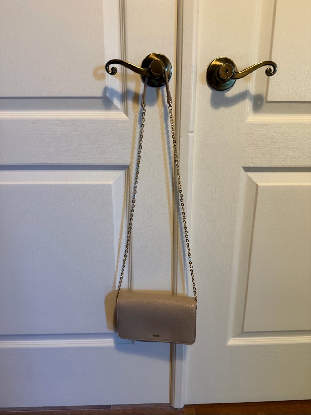 Mango - Women's Neutral Crossbody Wallet Bag - Taupe